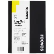 Reeves Flat Journal 100gsm 30 Sheets Black A5