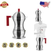 Revolutionary 3-Cup Espresso Maker - Pulcina Moka Pot for Exquisite Coffee
