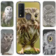 For TCL 30XE 5g 40XE 30V 20XE 20A ShockProof TPU Phone Case+Tempered Glass-OWL