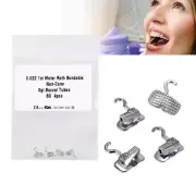 Dental Orthodontic Buccal Tube 1st Molar Roth 0.022 with Sliding Crimpable Hook