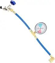 ULTECHNOVO Recharge Hose with Gauge Recharge Tool for Durable Convenient Air Conditioning Filling Tube Essential for Auto Repair Maintenance