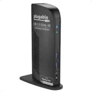 Plugable UD-6950 12-in-1 Dual Display Port 4K Docking Station for Windows & Mac
