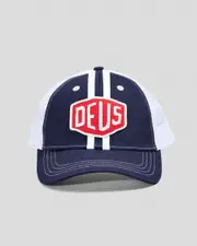 [Deus Ex Machina] Deus Ex Machina Men's Wayne Trucker Cap in Navy One Size Navy