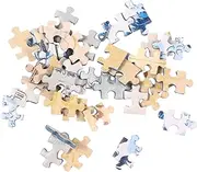 COSMEVIVI Educational Jigsaw Puzzle Set 150pc Paper Puzzle for Adults Creative Mini Jigsaw Wave Pattern Safety Material