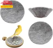 4Pcs Canary Finch Bird Nesting Felt Pad 4Inch Comfortable Bird Nest Sleeping Mat