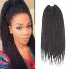 Twist Hair Box Braids Crochet Hair Synthetic Dreadlocks Ombre Braiding Hair