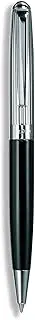 Filofax Mini Classic Ribbed Pen, Chrome/Black