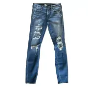 American Eagle Ne(X)t Level Stretch Distressed Skinny Jeans Size 6 Jegging
