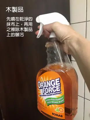 【Ecolab】美國進口Orange Force橘勁 萬用除油清潔劑/任何表面適用 (6.5折)