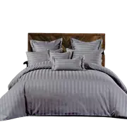 100% Cotton 500TC Striped Duvet Quilt Doona Cover Set King size
