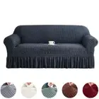 1/2/3/4 Seater Sofa Cover Thick Elastic Solid Stretch Slipcovers Sofa Covers