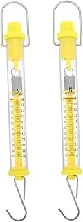 ifundom Newton Force Spring Scale Dual Scale Push Pull Lightweight Handheld Perfect for Physics Classroom and Mechanics