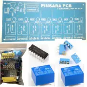 ULN 2003 "7" Chanel Relay PCB Board with components DIY KIT 10A output 5V Relay