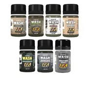 AK Interactive Enamel Wash Modelling Kit 35mL - NATO Tanks