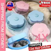 4pcs Washing Machine Filter Bag Floating Lint Hair Catcher Mesh Pouch LaundES