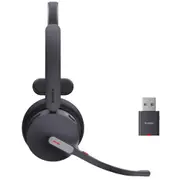 Yealink WH64 Hybrid Mono DECT & Bluetooth Wireless Headset - Teams Certified 3-Mics Noise Cancellation / Busy Light / Up to 150m Distance / Up to 26-Hour Talk-time [1208687]