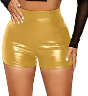 [Generic] Women Christmas Lingerie Dress Women's Casual Drawstring Comfortable Fashion Leather Tight Sexy Leisure Outdoor Shorts Sexy Womens Lingerie Open Crotch