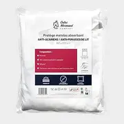 Colas Normand - Mattress Protector 160 x 200 cm - Absorbent & Breathable - Molton 75% Recycled Cotton - Anti Dust Mite & Tarpaulin GreenTouch, 160 x 200 cm
