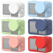 Soft Silicone Case + Lanyards + Lens Cap Cover DJI OSMO Action Protection 6 PCS