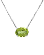 14K 1.28 ct. tw. Peridot Necklace
