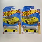 2022 Hot Wheels ‘94 Bugatti EB110 SS 1:64 Diecast Yellow Lot of 2 Ryu’s Rides