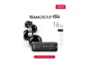 Team Group C175 USB 3.2 G1 Flash Drive 16GB, Read (Max) 75MB/s Black