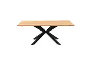 VI Barlow MDF Top with Metal Base Dining Table