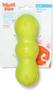 West Paw Rumpus Interactive Play Durable Pet Dog Toy Granny Smith Small