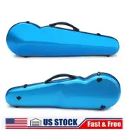 Blue new Violin case 4/4 Full Size Light Hard Violin Case with Straps Bow Holder
