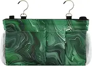 Amooorous Bedside Caddy Organizer Hanging Bedside Caddy for Bunk/Hospital Beds, Polished Green High Resolution