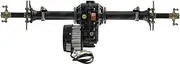 YC Yier Go Kart Rear Axle Kit w/ 48V 1000W Electric Brushless Motor + Differential Gearbox +3 Stud Wheel Hub + Disc Brake for ATV Quad Buggy 4 Wheelers Dolly Trike Tricycle (30" Axle)