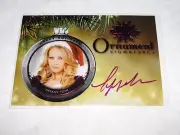 2015 Benchwarmer TIFFANY TOTH Holiday #106 Ornament Pink Auto PLAYBOY Playmate