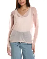 Kenneth Cole Sheer Oversized Sweater