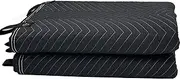 JZHLLA 72" x 40" Studio Large Sound Dampening Blanket, Sound Insulated Blanket Sound Absorbing Blanket with Grommets for Soundproofing Noise Reduction Light Blocker Basement Recording Studio