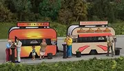 Walthers SceneMaster BBQ & Taco Food Trailers - Kit