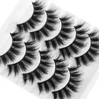 Wispy Flared Eye Lash Extension Crisscross 3D Faux Mink Hair False Eyelashes