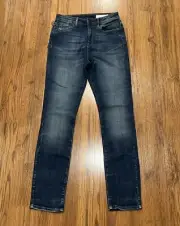 Sass & Bide Jeans Womens 26 Stretch Blue High Rise Skinny New