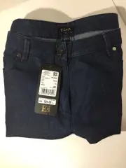Escada 44 Sparkling Navy Blue Pants Munich Made Fashion NWT 525! Brand New Wow!