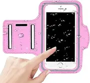 Running Phone Holder | Sweatproof Armband Cell Phone Holder | Adjustable, Reflective Storage Bag with Key Slot for Hiking Gym Cycling Jogging