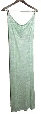 ASOS Urban Threads Sheer Mesh Netted Dress Cover Up M Green NEW