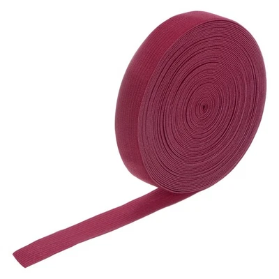 Elastic Bands for Sewing, 0.8 Inch 11 Yards Knit Elastic Spool [Wine Red]