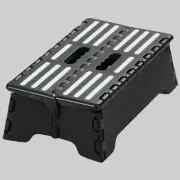 Portable Folding Step Stool, 5 Inch Lightweight Anti-Skid Stepping Stool, Non-Sl