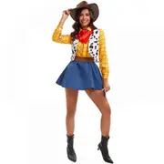 unbrand Toy Story Woody Cosplay, Ladies Jeans Suit, Masquerade Show Costumes, Halloween Costumes XL