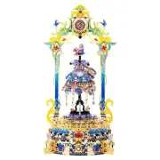 MU 3D Metal Puzzle for Adult Fairytale Alice The Queen of Wonderland with Blu...