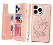 iCoverCase Compatible with iPhone 13 Pro Max Wallet Phone Case with Card