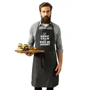 Keep Calm Dont Make Me Angry - Funny Novelty Kitchen Adult Apron