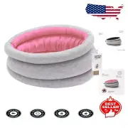 Candy Pink Microbead Travel Pillow - Lightweight, Adjustable & Travel-Ready