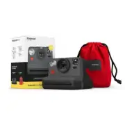 Polaroid Original Now Autofocus i-Type Instant Camera Black + Red Pouch (006153)