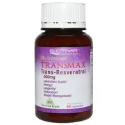 Biotivia, Transmax, 500 mg, 60 Capsules