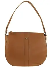 [PIERRE CARDIN] Leather Classic Hobo Bag in Almond